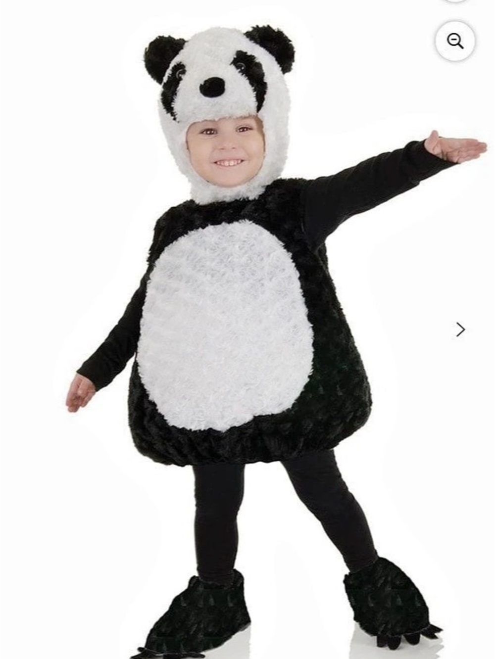 Under wraps Panda Costume Black & White large